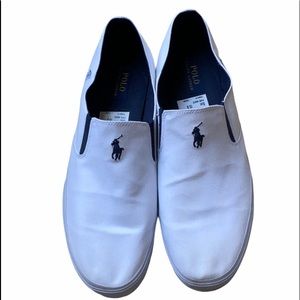 Polo by Ralph Lauren white canvas sneakers size 15